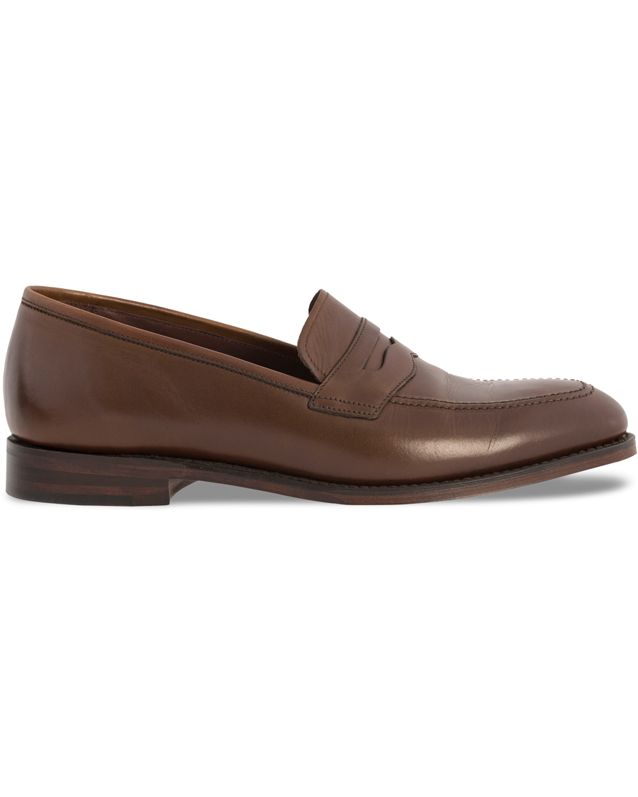 Herre | Loake 1880 Whitehall Loafer Dark Brown Burnished Calf | Loake 1880 | Whitehall Loafer Dark Brown Burnished Calf