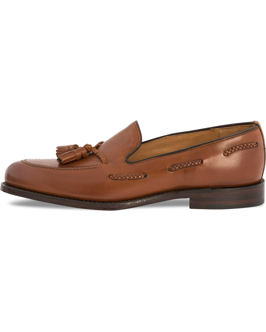 Herre | Loake 1880 Temple Loafer Brown Burnished Calf | Loake 1880 | Temple Loafer Brown Burnished Calf