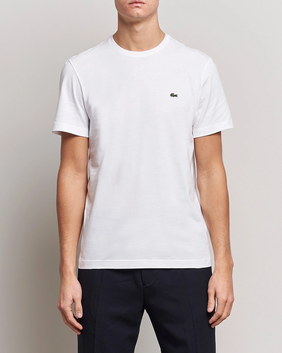 Herre | Hvite t-shirts | Lacoste | Crew Neck T-Shirt White