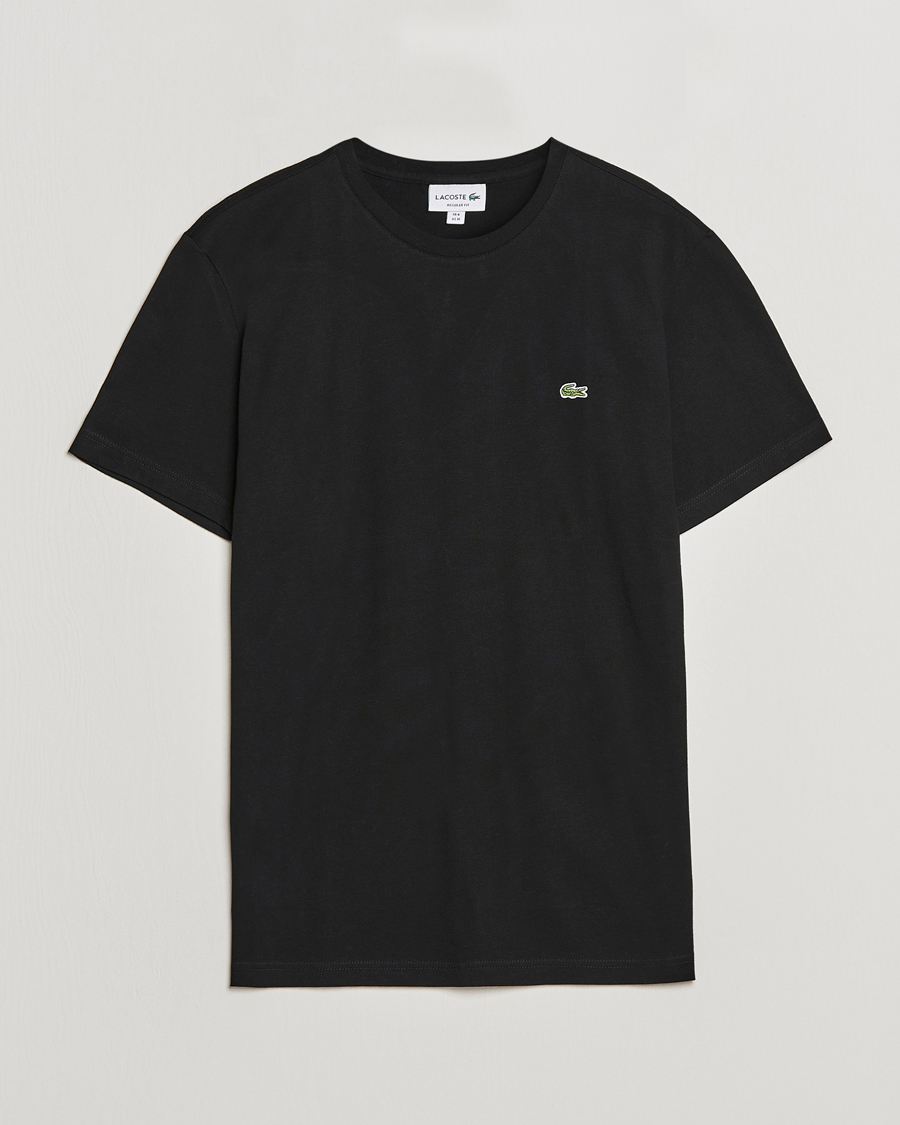 Herre | Klær | Lacoste | Crew Neck T-Shirt Black