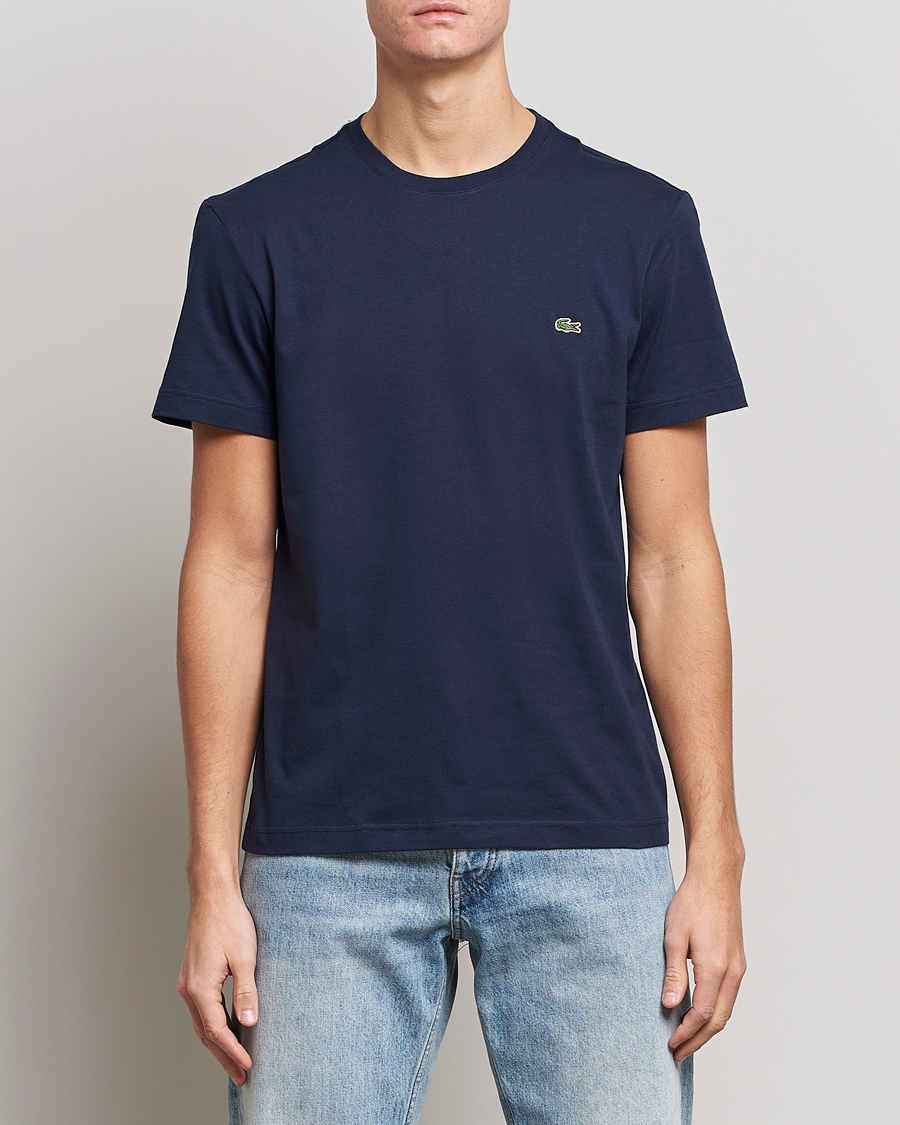 Herre | Lacoste | Lacoste | Crew Neck T-Shirt Navy