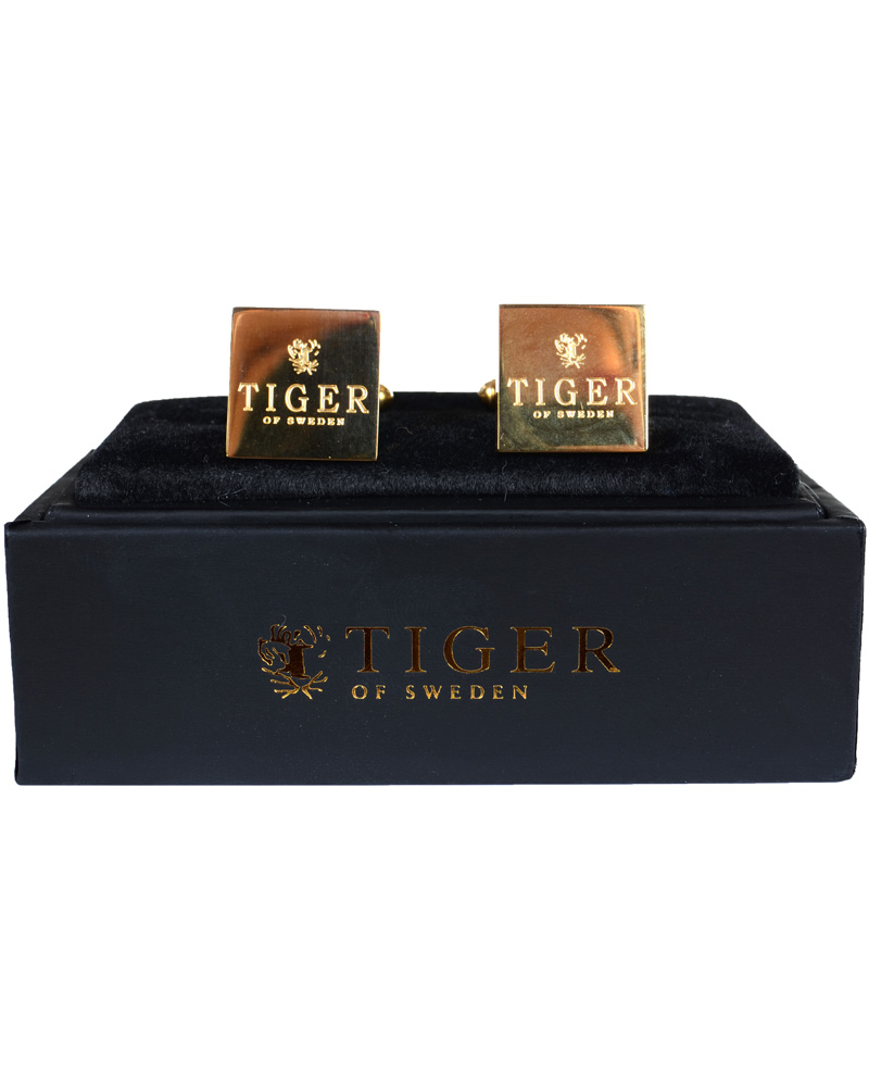 Herre | Tiger of Sweden Francesco Cuff Link Gold | Tiger of Sweden | Francesco Cuff Link Gold