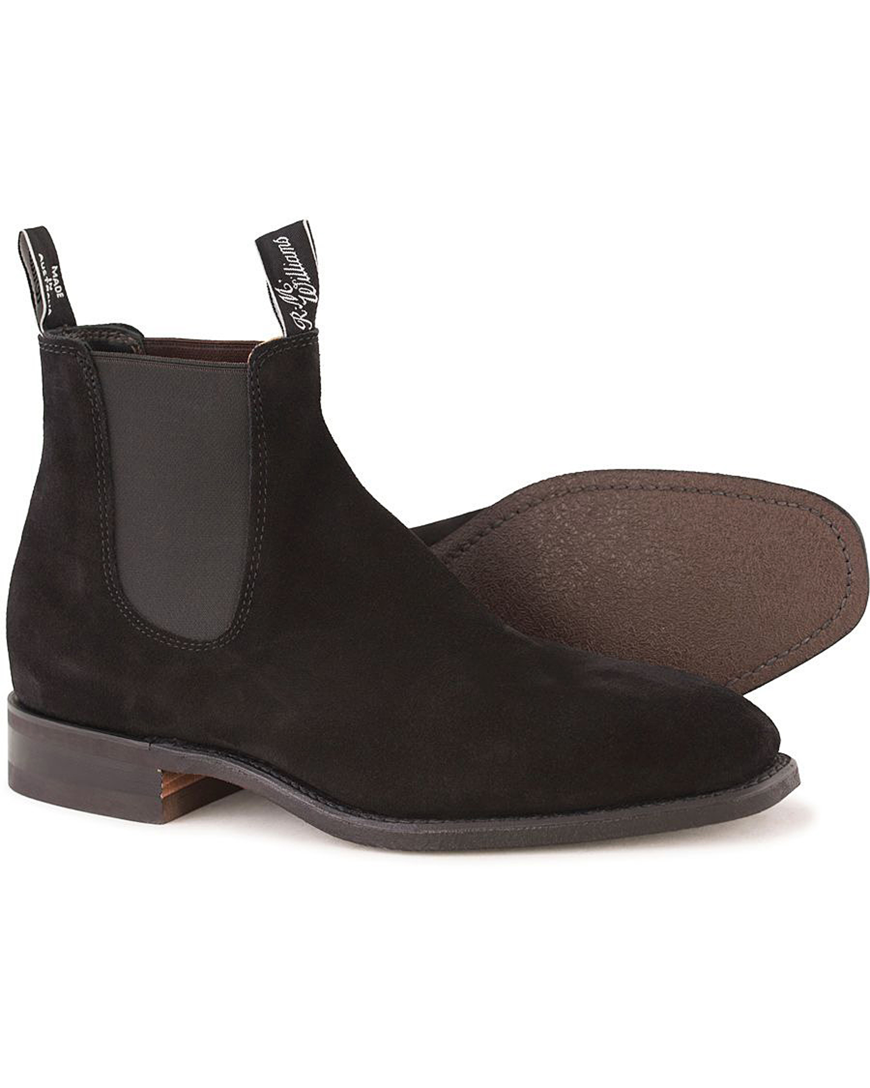 Herre | R.M.Williams Blaxland G Boot Suede Black UK6 - EU39 | R.M.Williams | Blaxland G Boot Suede Black UK6 - EU39