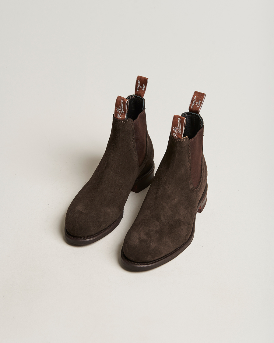 Herre | R.M.Williams Wentworth G Boot Chocolate Suede | R.M.Williams | Wentworth G Boot Chocolate Suede