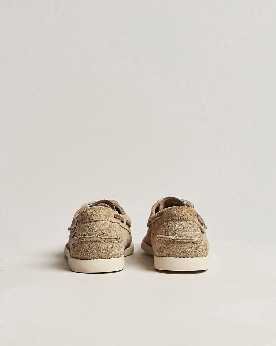 Herre | Seilersko | Sebago | Docksides Suede Boat Shoe Beige Camel