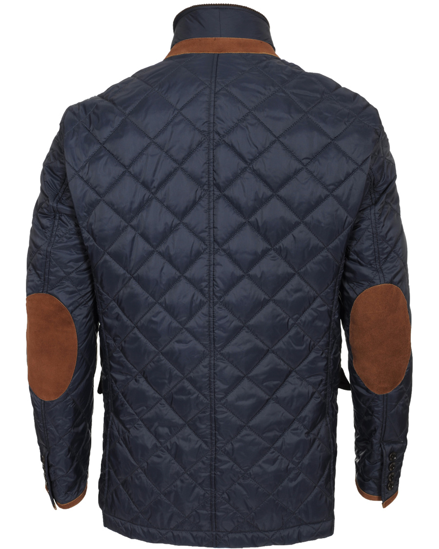 Herre | Jakker | Oscar Jacobson | Tiberius Quilted Jacket Navy