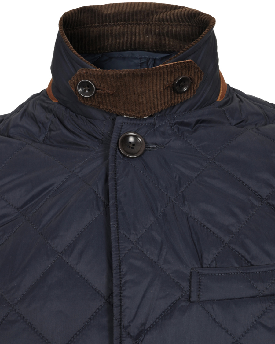 Herre | Jakker | Oscar Jacobson | Tiberius Quilted Jacket Navy