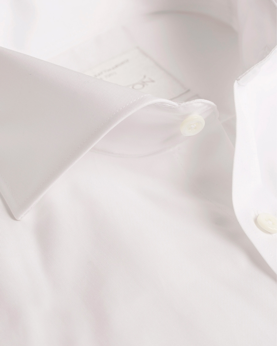 Herre | Skjorter | Oscar Jacobson | Hobson Slim Fit Shirt White