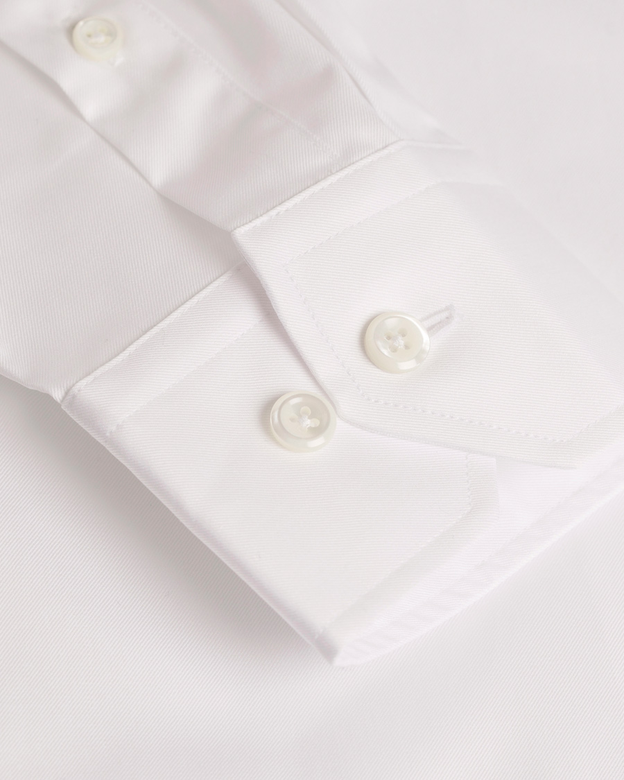 Herre | Skjorter | Oscar Jacobson | Hobson Slim Fit Shirt White