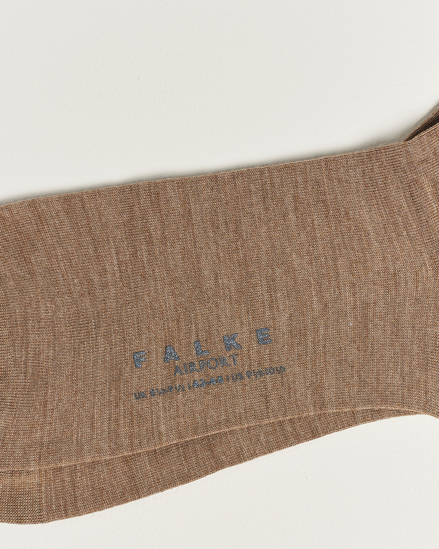 Herre | Sokker | Falke | Airport Socks Nutmeg Melange