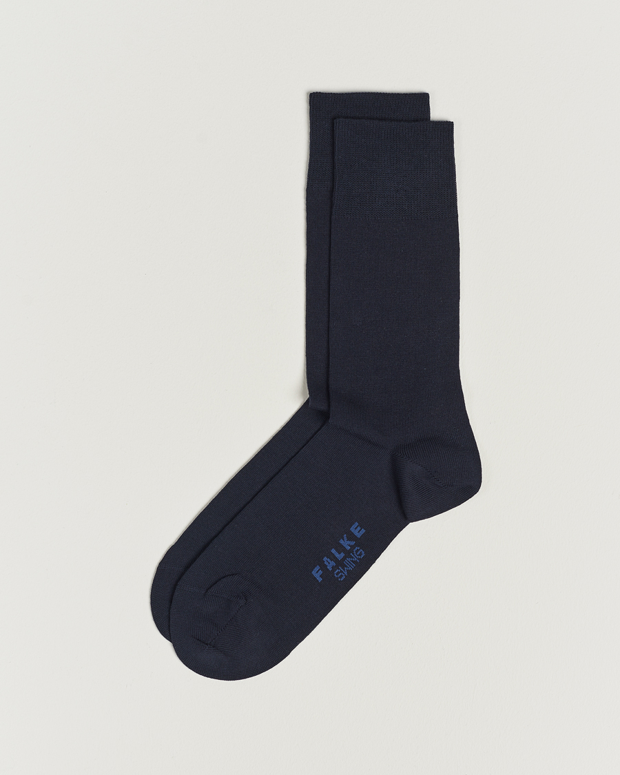 Herre | Undertøy | Falke | Swing 2-Pack Socks Navy