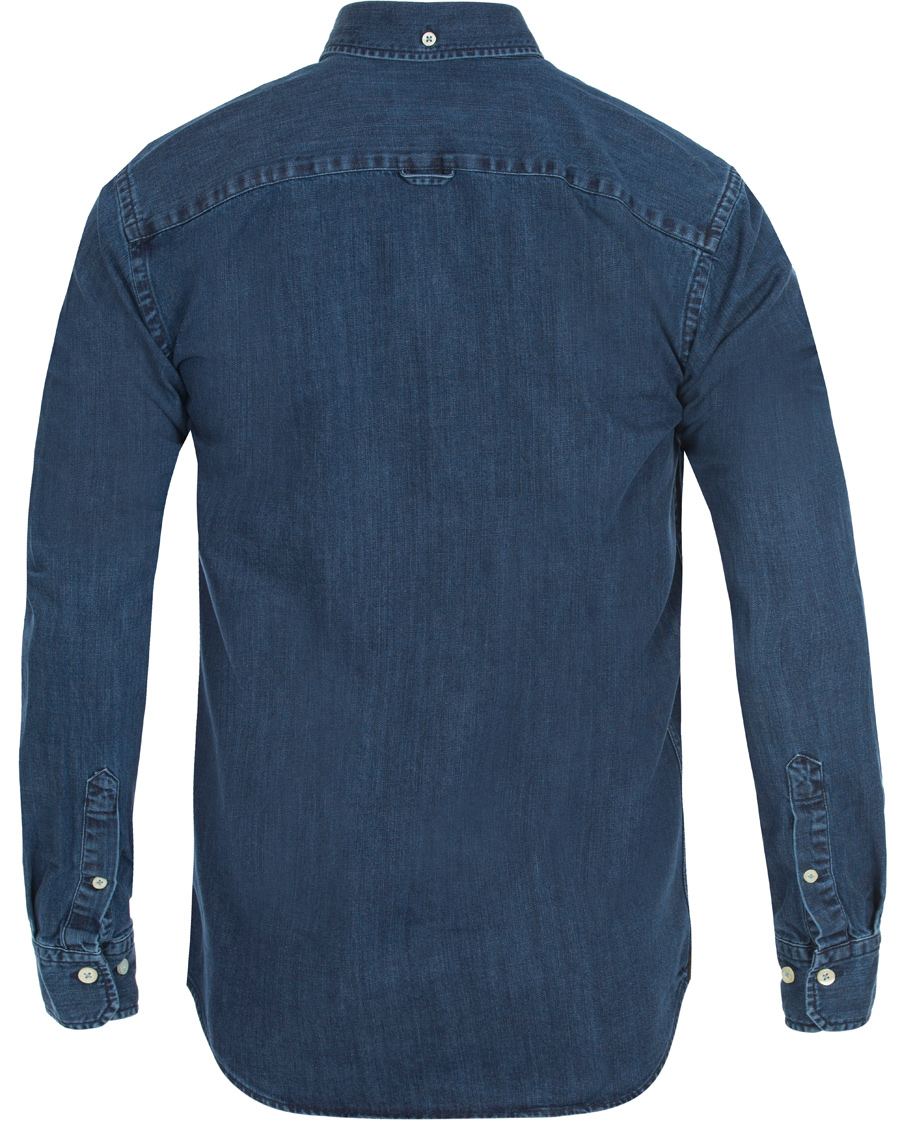 Herre | Skjorter | Morris | Cary Grant Denim Shirt Navy L