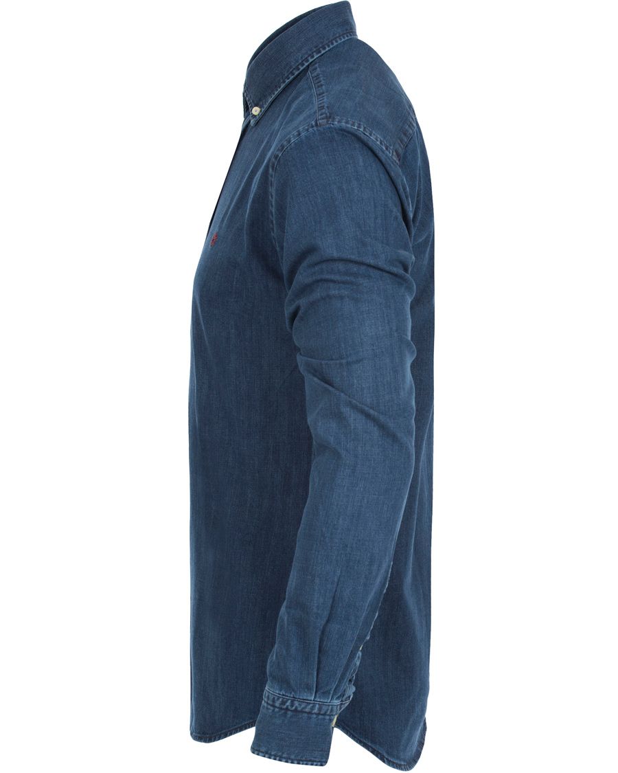 Herre | Skjorter | Morris | Cary Grant Denim Shirt Navy L