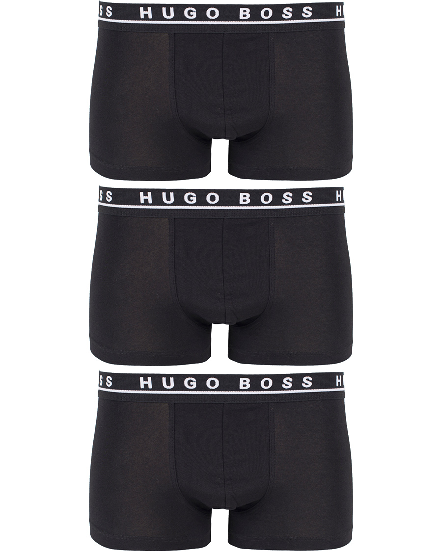 Herre | Undertøy | BOSS BLACK | BOSS 3-Pack Trunk Boxer Shorts Black