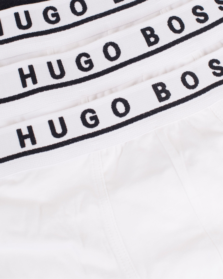 Herre | Undertøy | BOSS BLACK | BOSS 3-Pack Trunk Boxer Shorts White