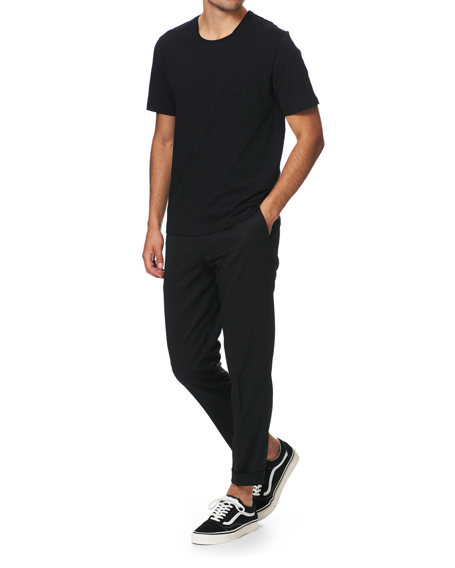 Herre | T-Shirts | BOSS BLACK | BOSS 3-Pack Crew Neck T-Shirt Black