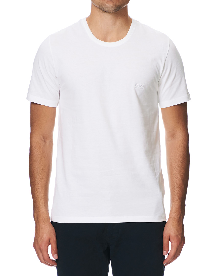 Herre | T-Shirts | BOSS BLACK | BOSS 3-Pack Crew Neck T-Shirt White