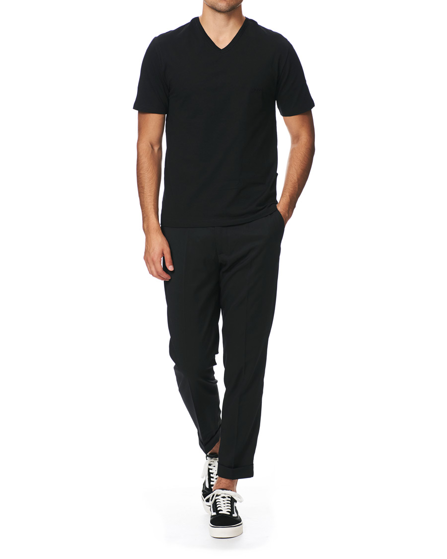 Herre | T-Shirts | BOSS BLACK | BOSS 3-Pack V-Neck T-Shirt Black