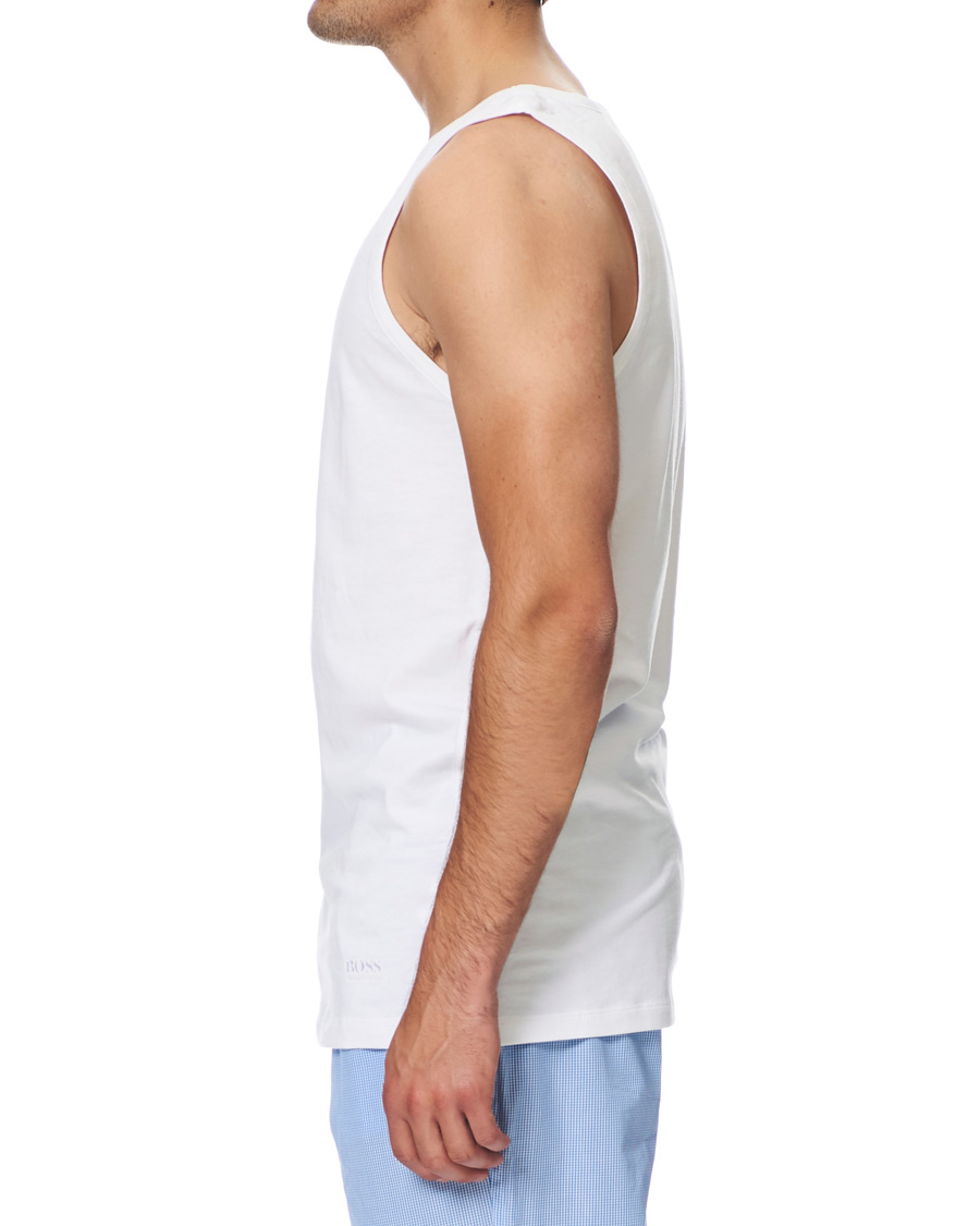 Herre | T-Shirts | BOSS BLACK | BOSS 3-Pack Tank Top White