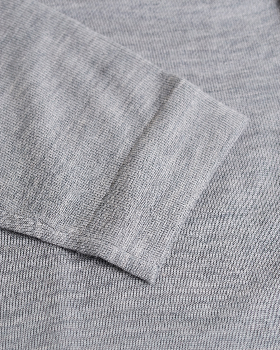 Herre | Gensere | Filippa K | Fine Merino V-Neck Cardigan Grey Melange