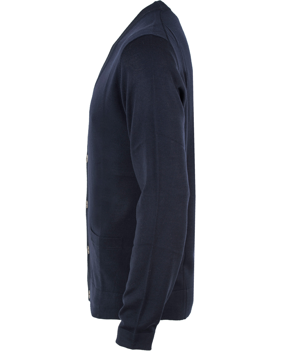 Herre | Gensere | Filippa K | Fine Merino V-Neck Cardigan Navy