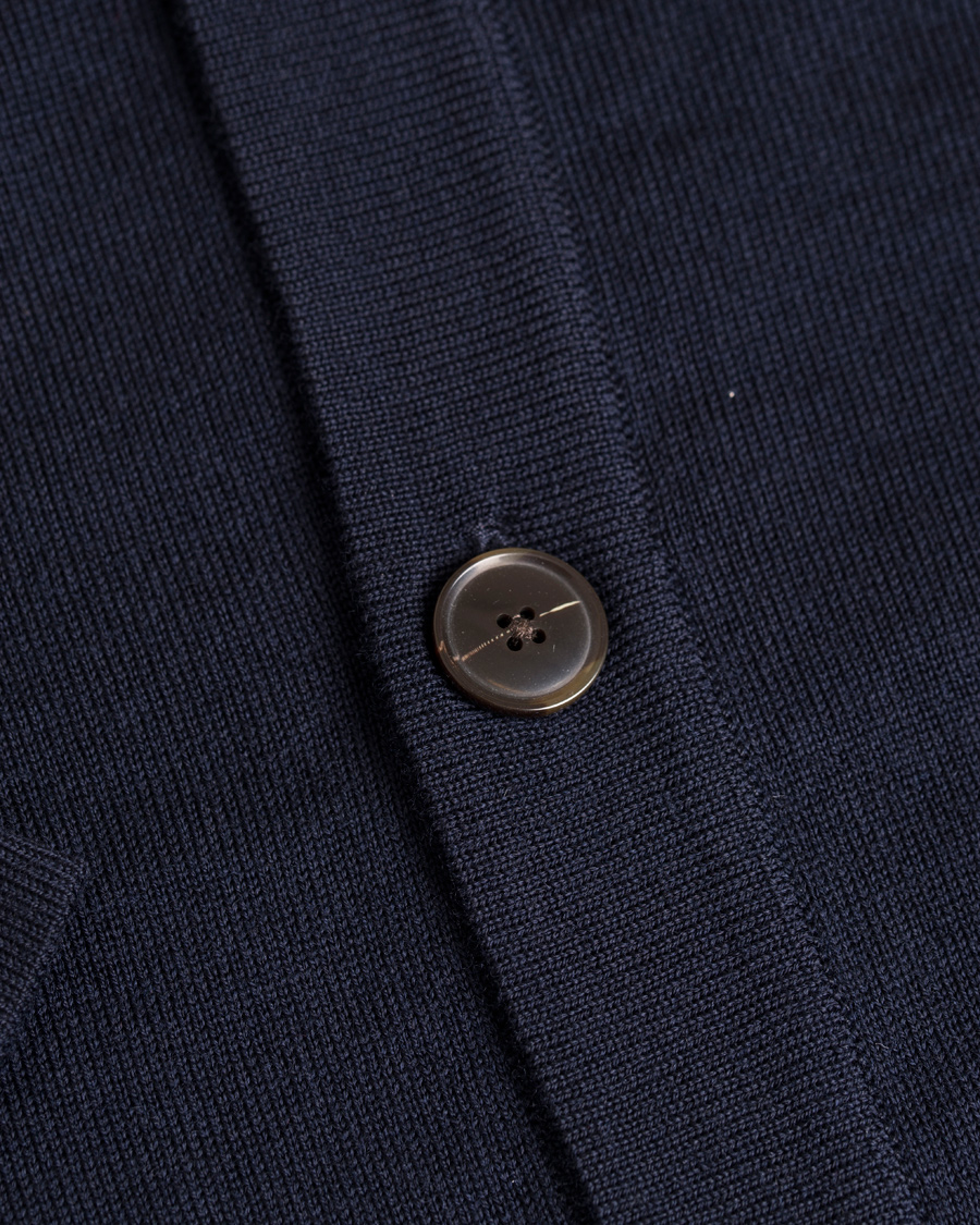 Herre | Gensere | Filippa K | Fine Merino V-Neck Cardigan Navy