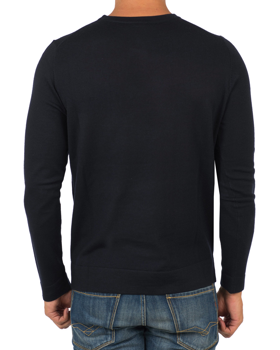 Herre | Gensere | Filippa K | Fine Merino R-Neck Pullover Navy