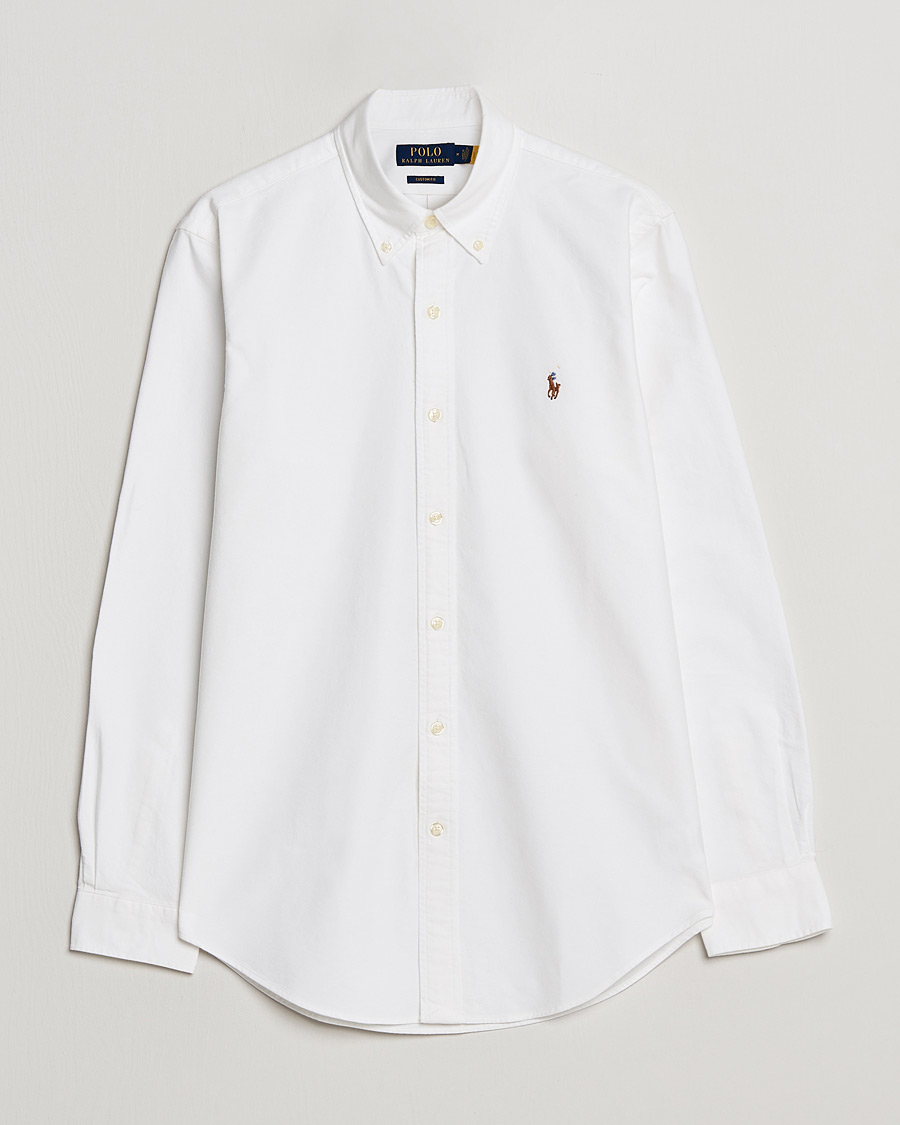 Herre |  | Polo Ralph Lauren | Custom Fit Shirt Oxford White