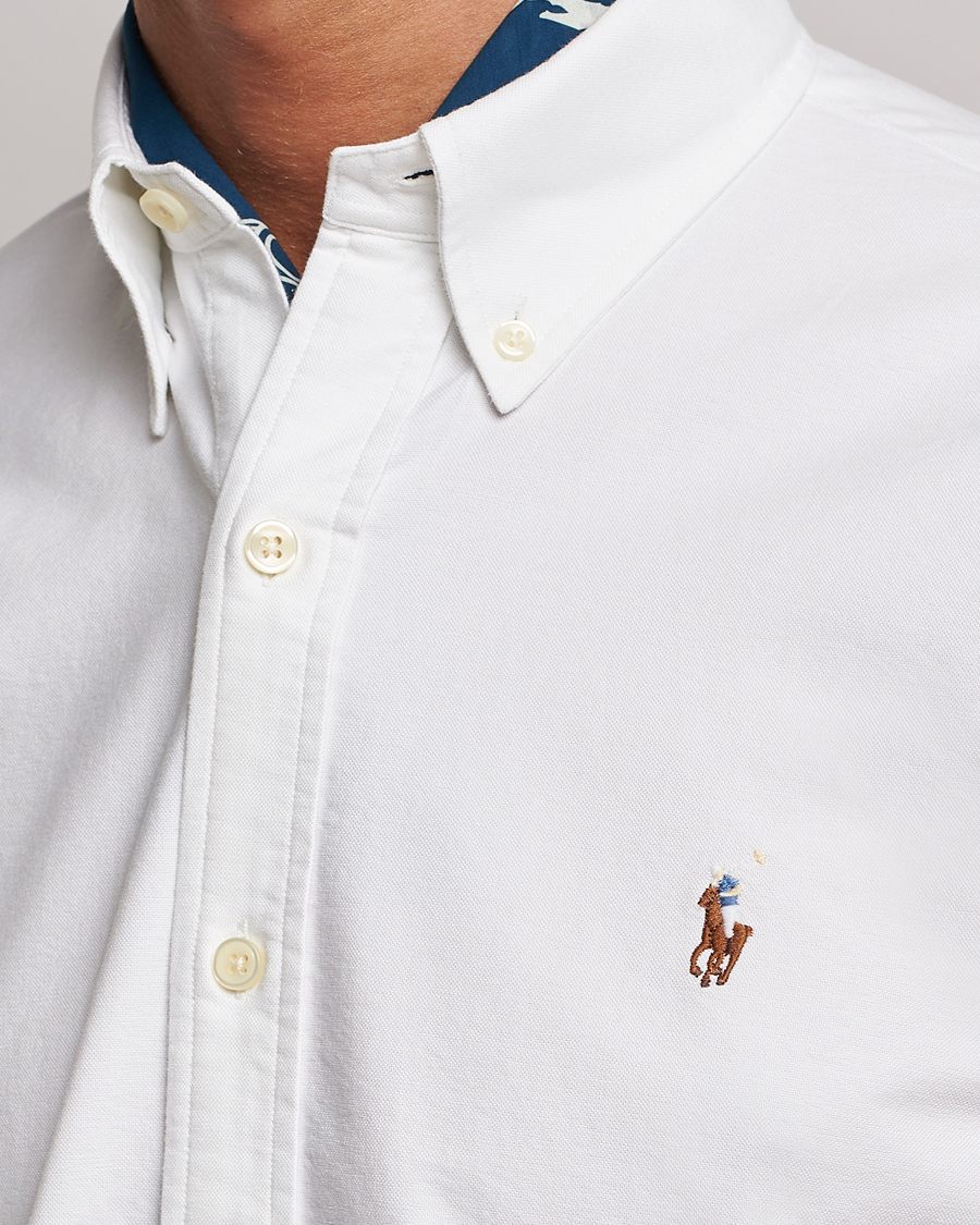 Herre | Skjorter | Polo Ralph Lauren | Custom Fit Oxford Shirt White