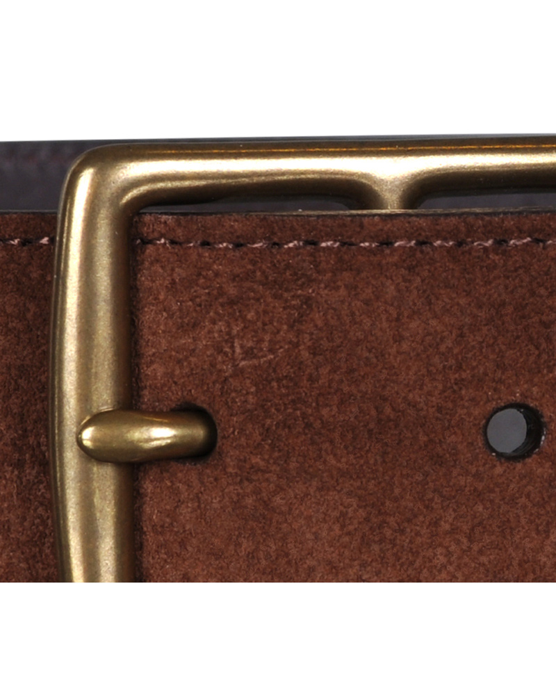Herre | Polo Ralph Lauren Heritage Suede Belt 3,5 cm Brown | Polo Ralph Lauren | Heritage Suede Belt 3,5 cm Brown