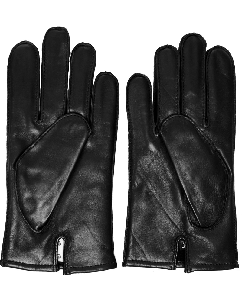 Herre | BOSS Haindt Leather Glove Black | BOSS BLACK | BOSS Haindt Leather Glove Black