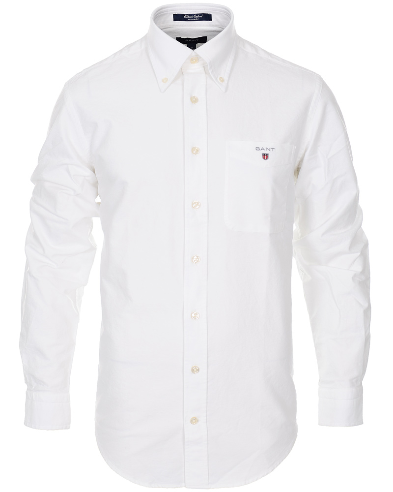 Herre | Skjorter | GANT | Classic Oxford Regular Fit Shirt White