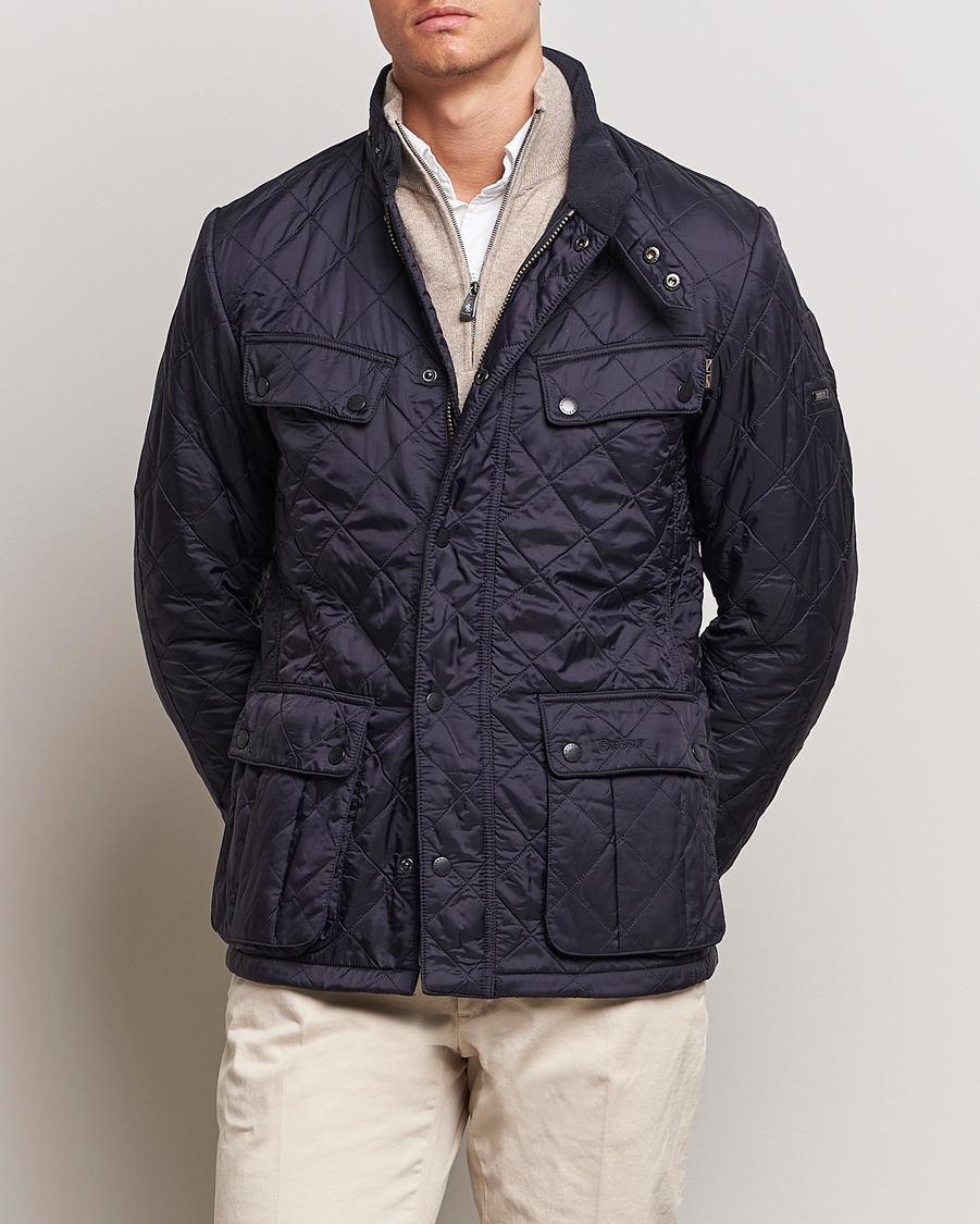 Herre | Høstjakker | Barbour International | Ariel Polarquilt International Jacket Navy