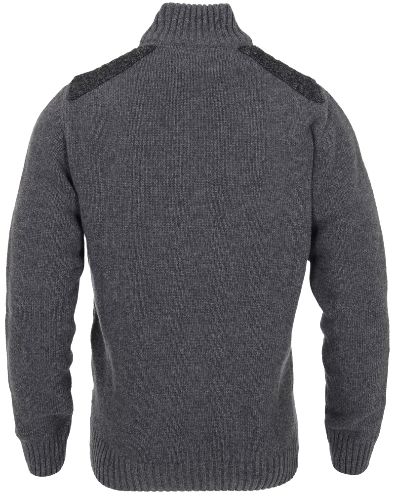 Herre | Gensere | Barbour Lifestyle | Barbour Waymouth Half Zip Sweater Mid Grey Marl