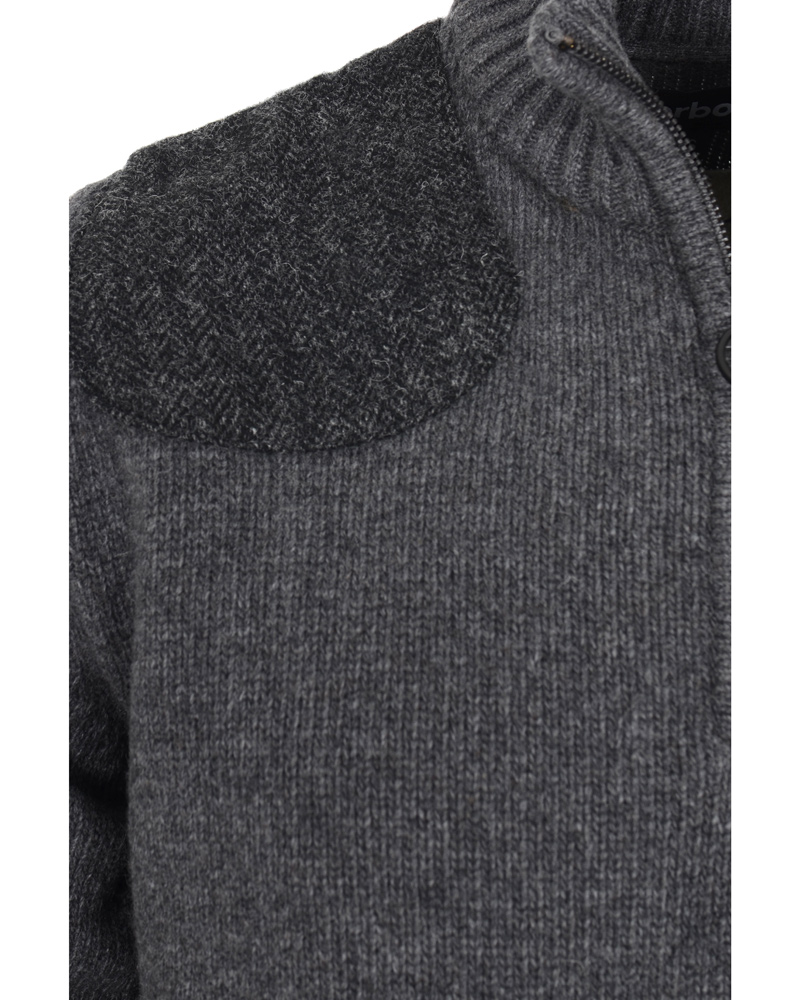 Herre | Gensere | Barbour Lifestyle | Barbour Waymouth Half Zip Sweater Mid Grey Marl