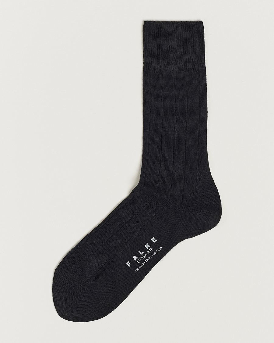 Herre | Undertøy | Falke | Lhasa Cashmere Socks Black