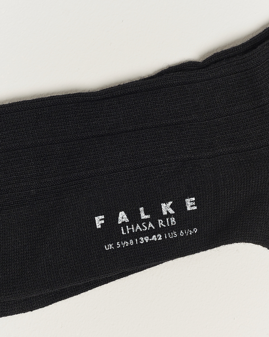 Herre | Undertøy | Falke | Lhasa Cashmere Socks Black