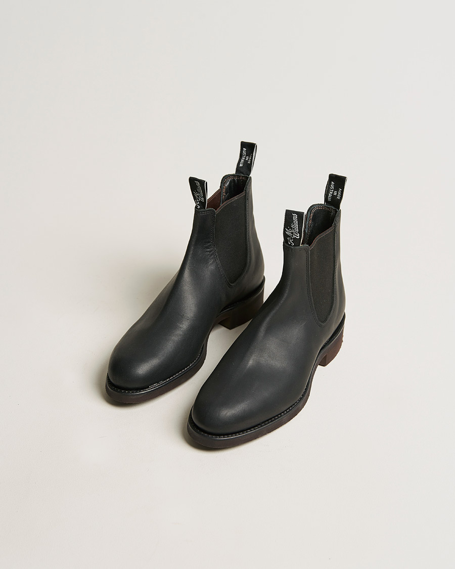 Herre | R.M.Williams Gardener G Boot Greasy Kip Black | R.M.Williams | Gardener G Boot Greasy Kip Black