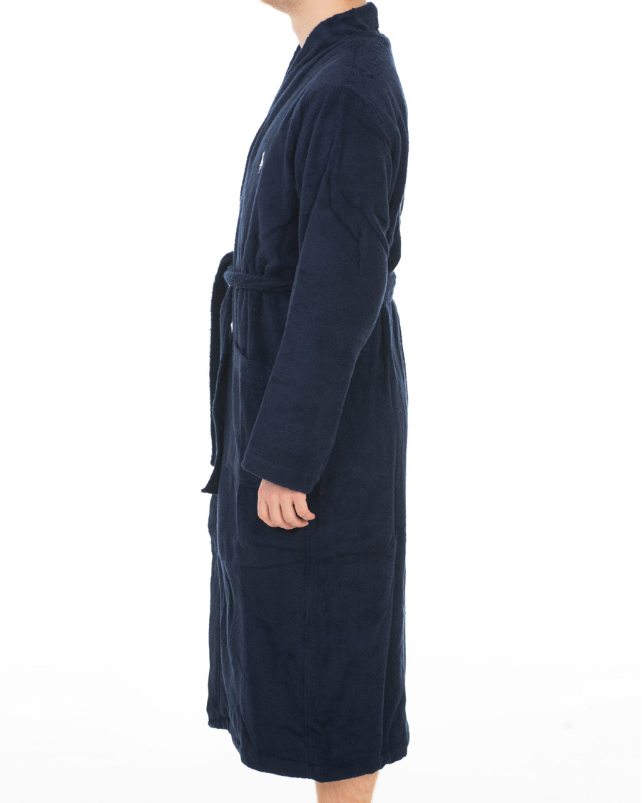 Herre | Pyjamaser og badekåper | Polo Ralph Lauren | Light Terry Kimono Robe Cruise Navy