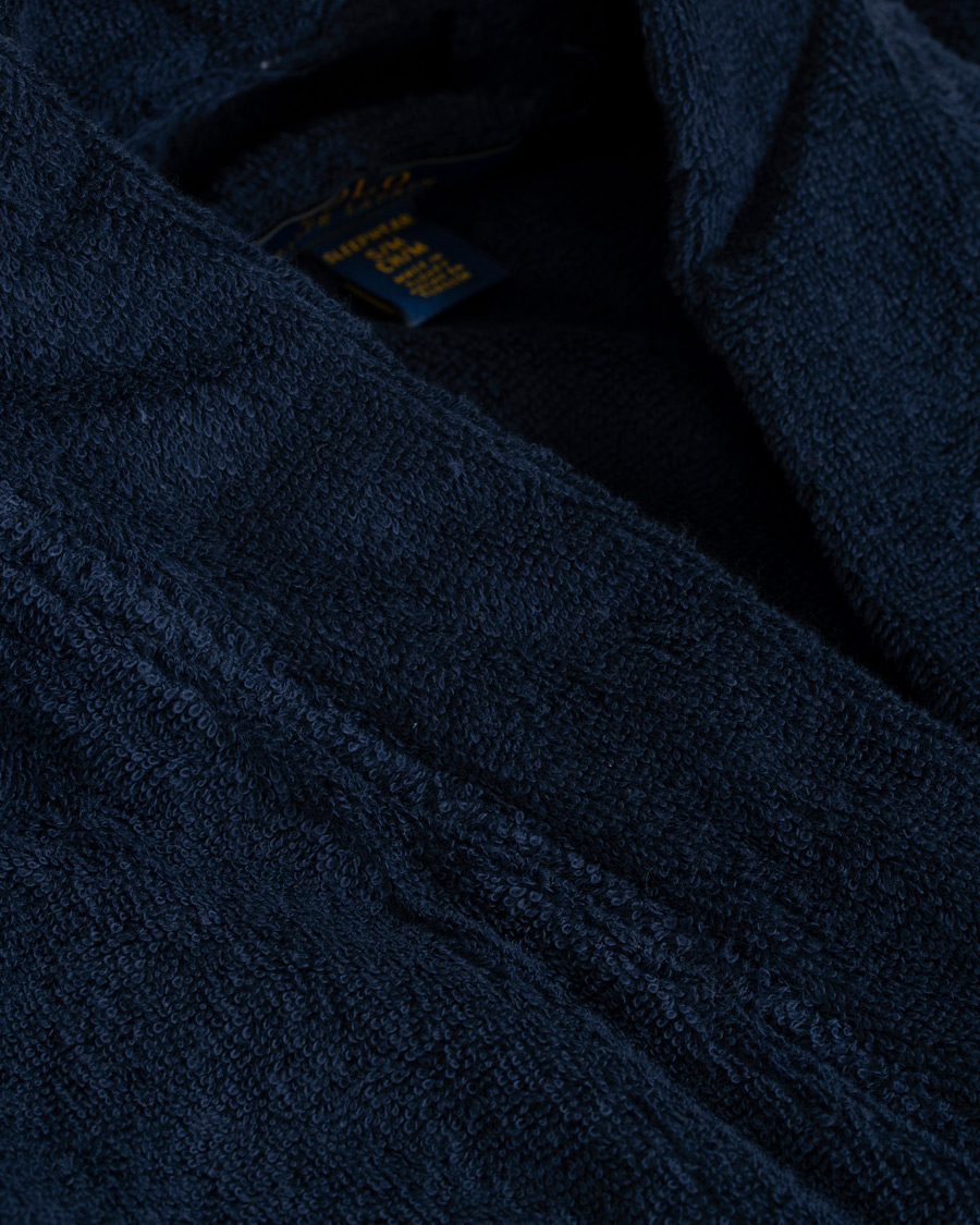 Herre | Pyjamaser og badekåper | Polo Ralph Lauren | Light Terry Kimono Robe Cruise Navy