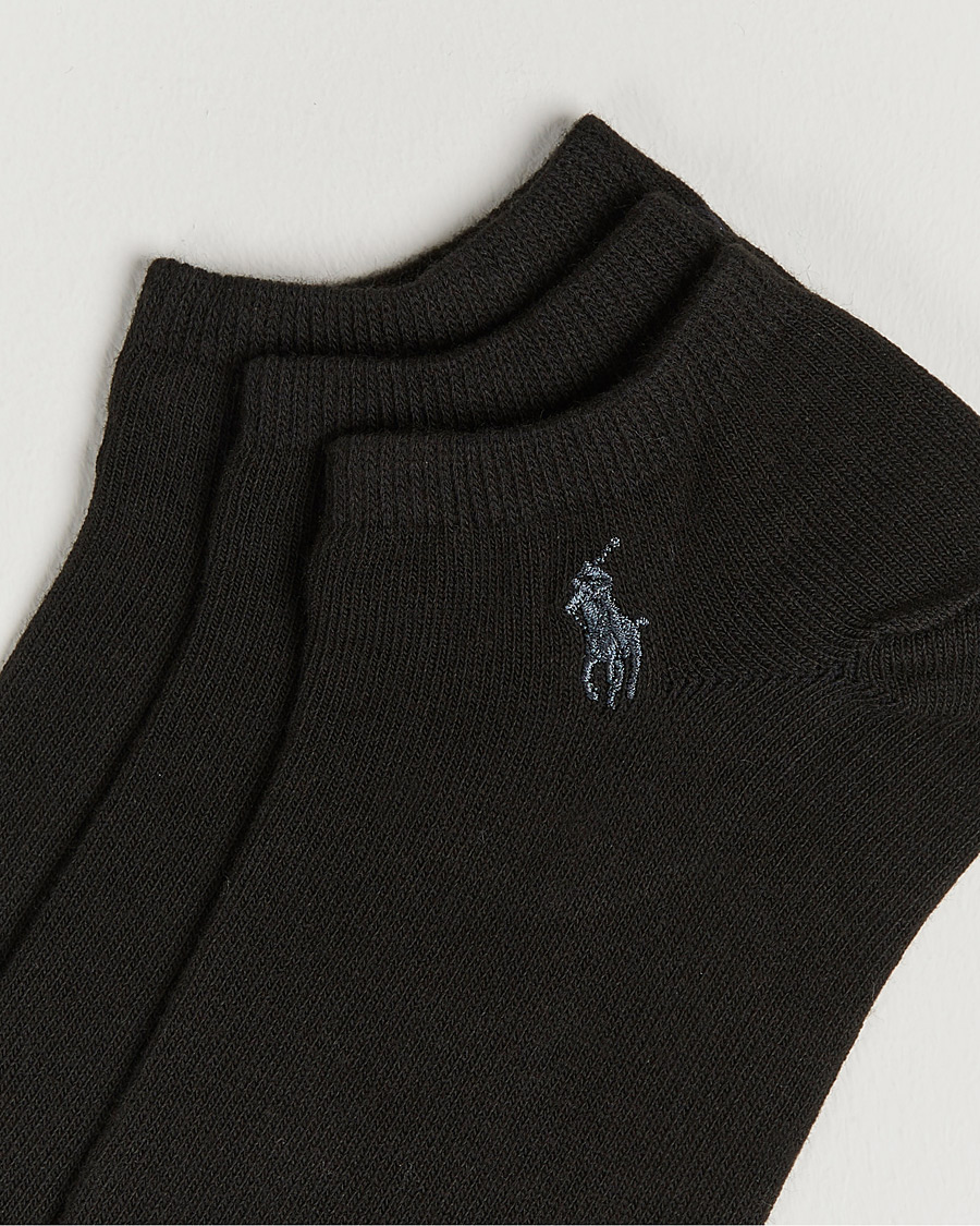 Herre | Sokker | Polo Ralph Lauren | 3-Pack Ghost Sock Black