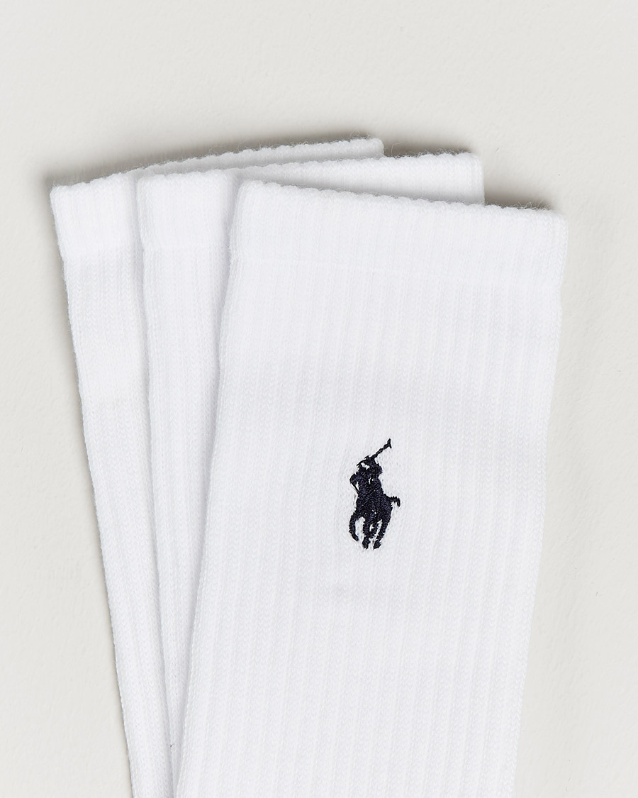 Herre |  | Polo Ralph Lauren | 3-Pack Crew Sock White