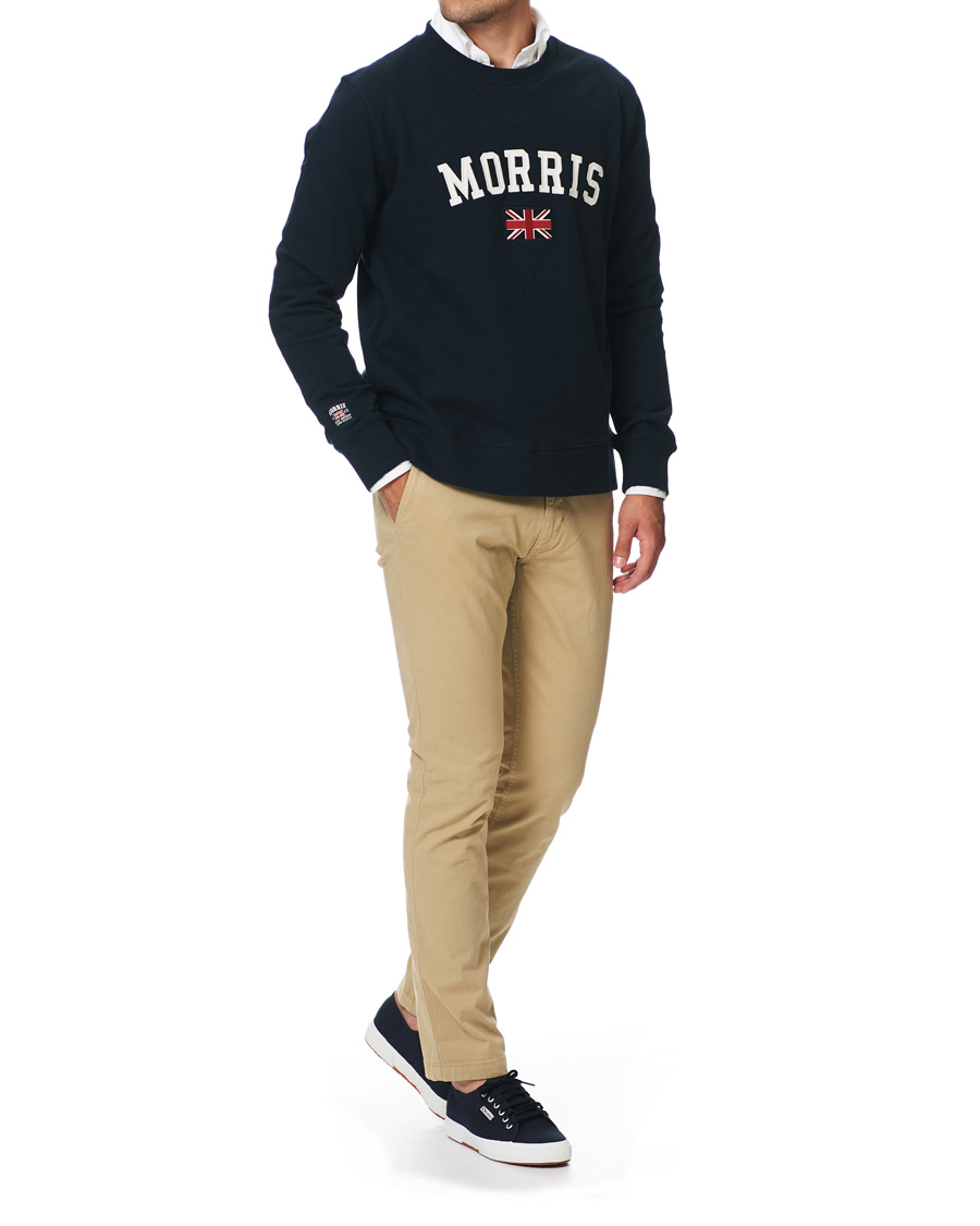 Herre | Gensere | Morris | Brown Sweater Navy