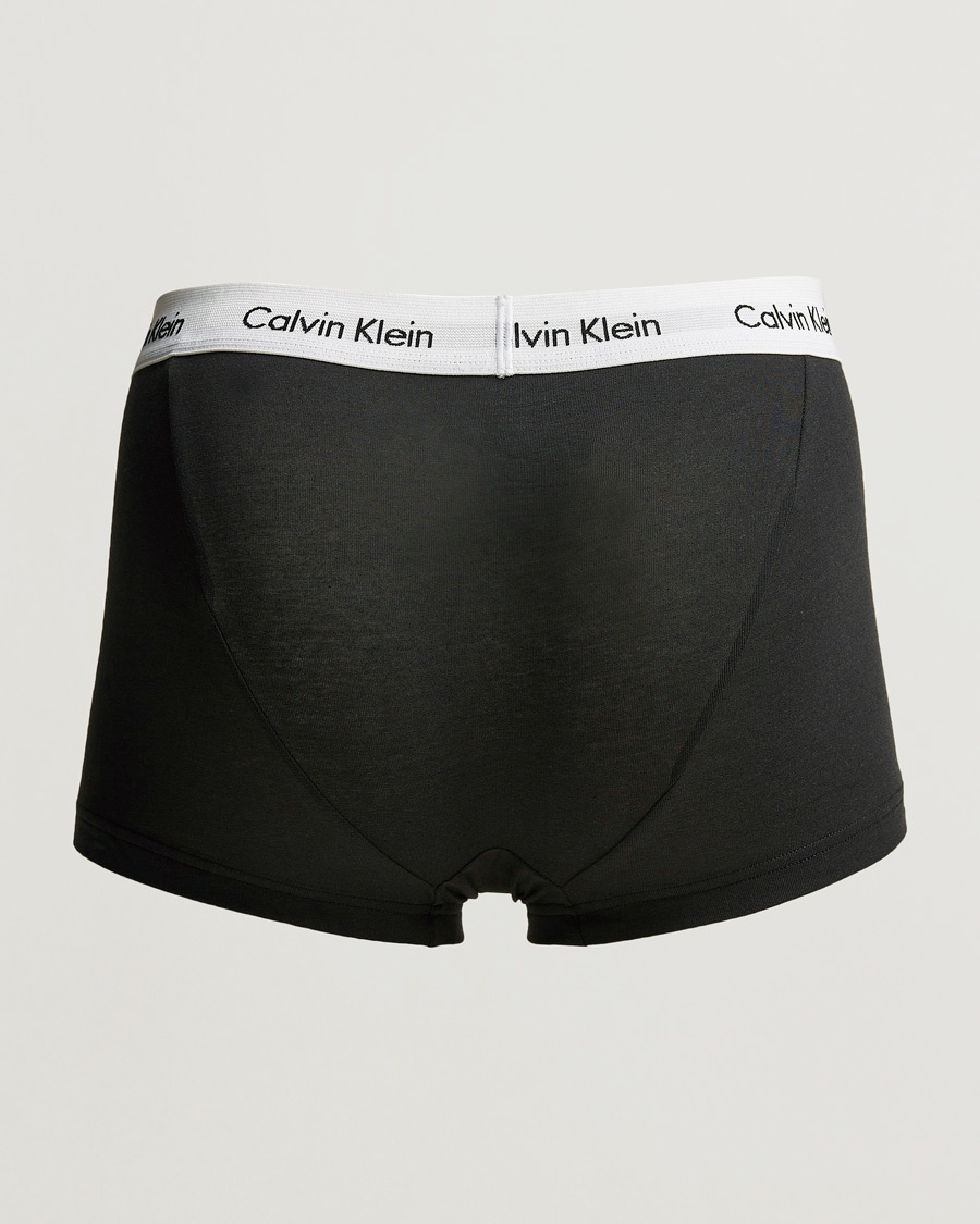 Herre | Undertøy | Calvin Klein | Cotton Stretch Low Rise Trunk 3-pack Black