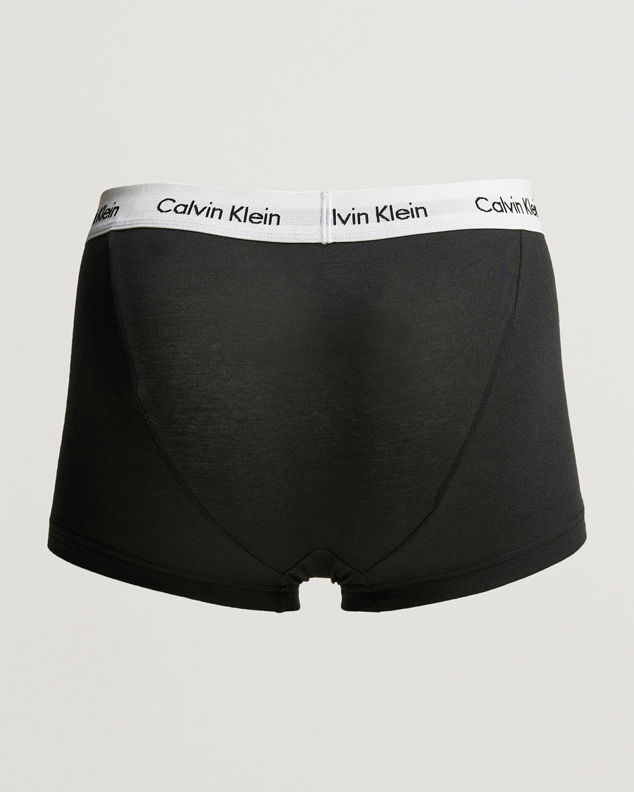 Herre | Klær | Calvin Klein | Cotton Stretch Low Rise Trunk 3-pack Black