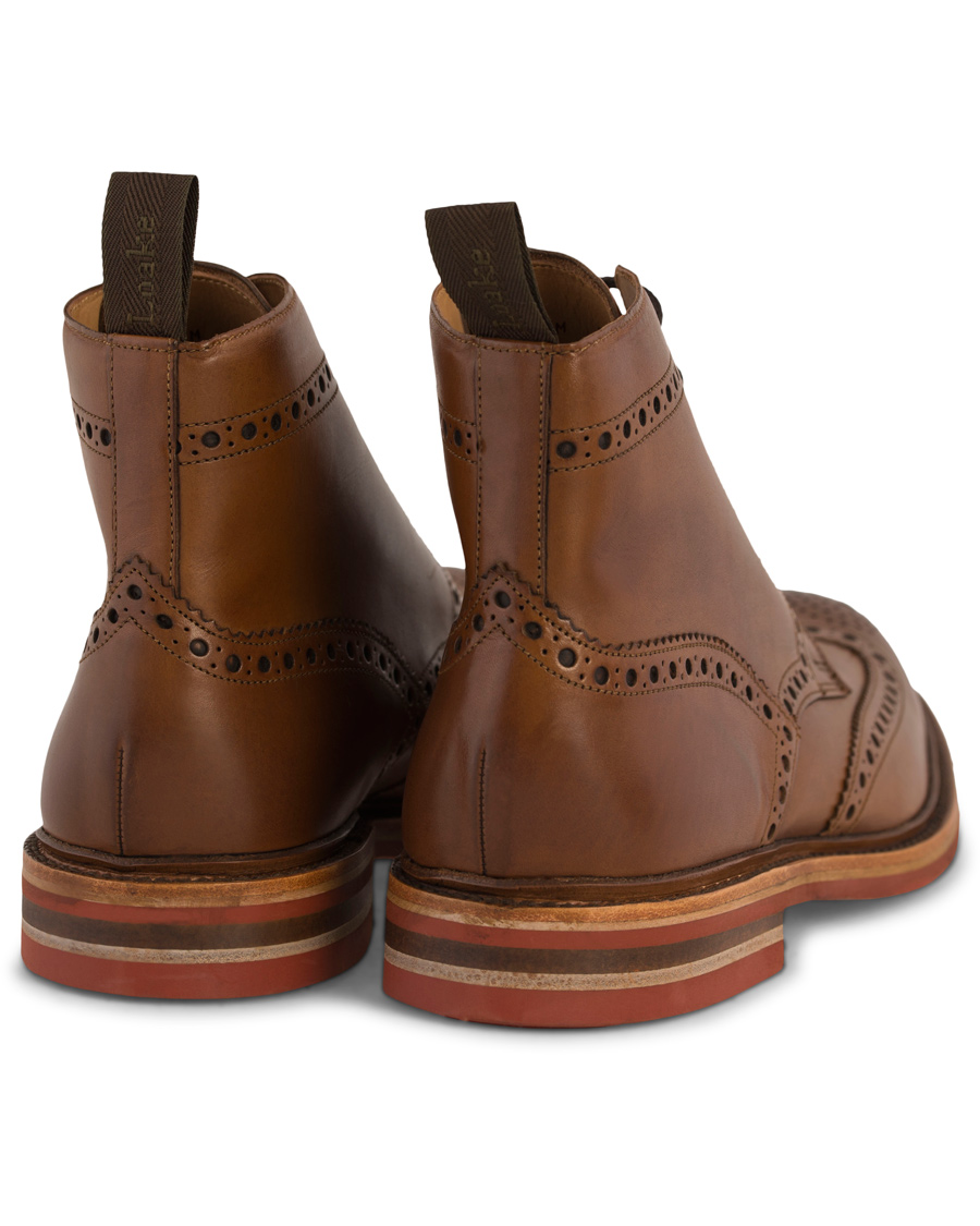 Herre | Loake 1880 Wharfdale Boot Brown Burnished Calf | Loake 1880 | Wharfdale Boot Brown Burnished Calf