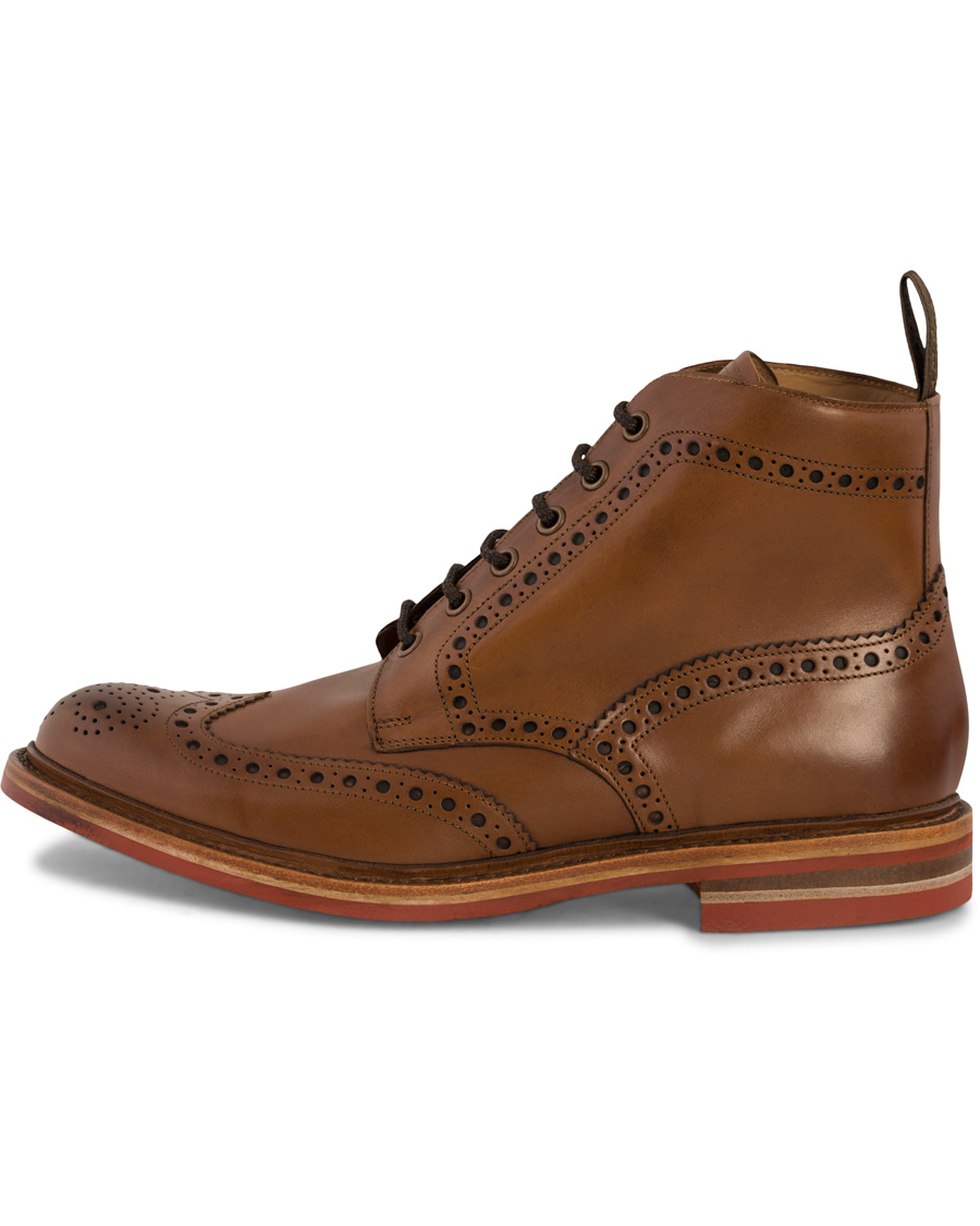 Herre | Loake 1880 Wharfdale Boot Brown Burnished Calf | Loake 1880 | Wharfdale Boot Brown Burnished Calf