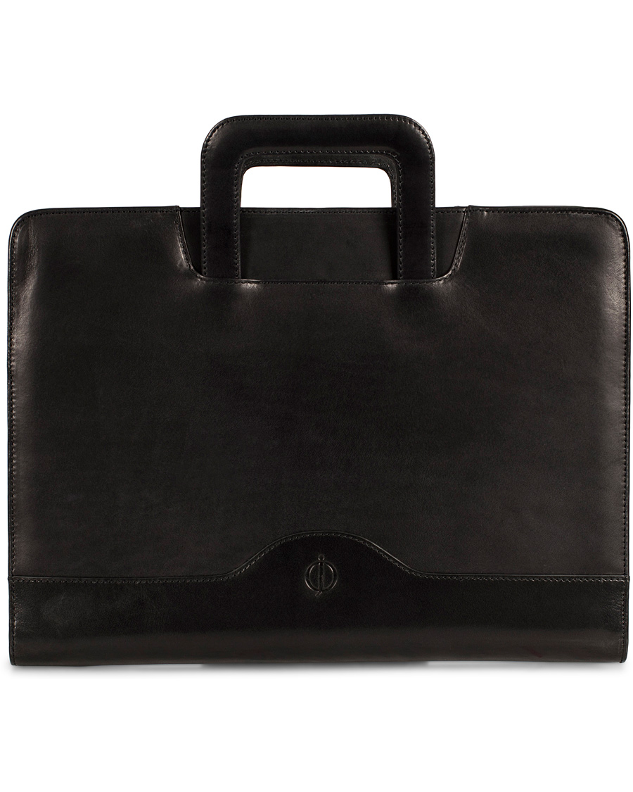 Herre | Oscar Jacobson Leather Breifcase 13'' Laptop Black | Oscar Jacobson | Leather Breifcase 13'' Laptop Black