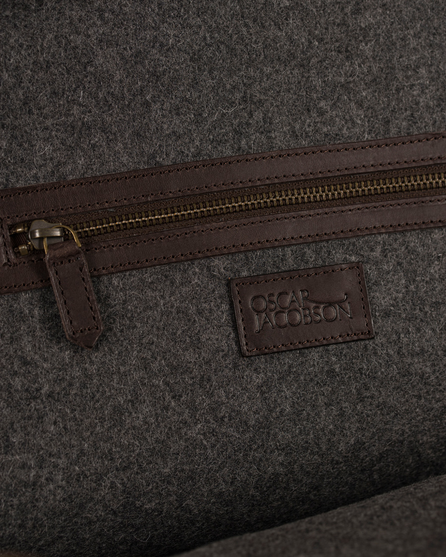 Herre | Oscar Jacobson Briefcase 13'' Laptop Dark Brown | Oscar Jacobson | Briefcase 13'' Laptop Dark Brown