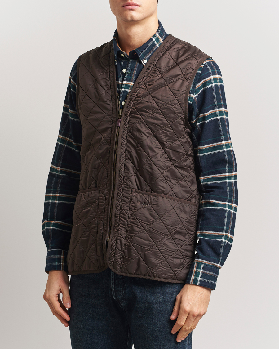 Herre | Barbour | Barbour Lifestyle | Quilt Waistcoat/Zip-In Liner Brown